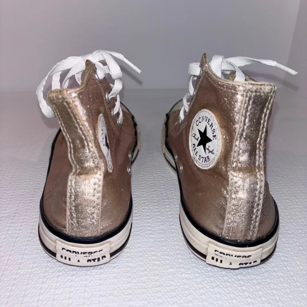 Converse Chuck Taylor All Star Metallic High Top Kids Sneakers Youth‎ Size 3